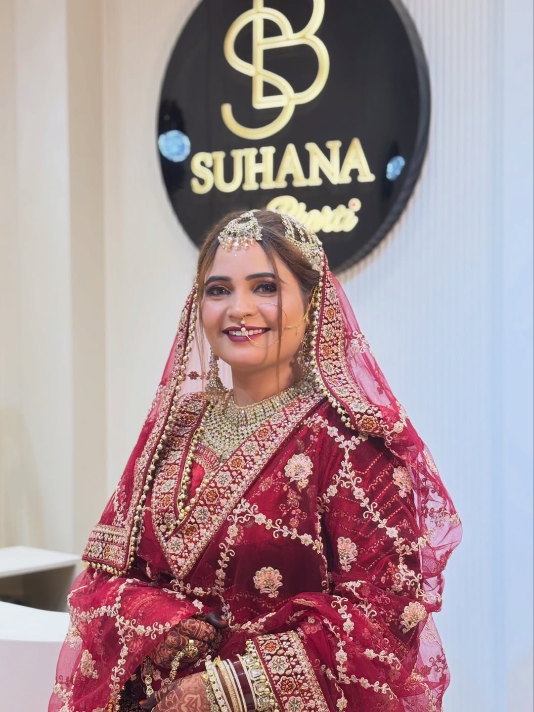 Bridal makeup by Suhana Studio